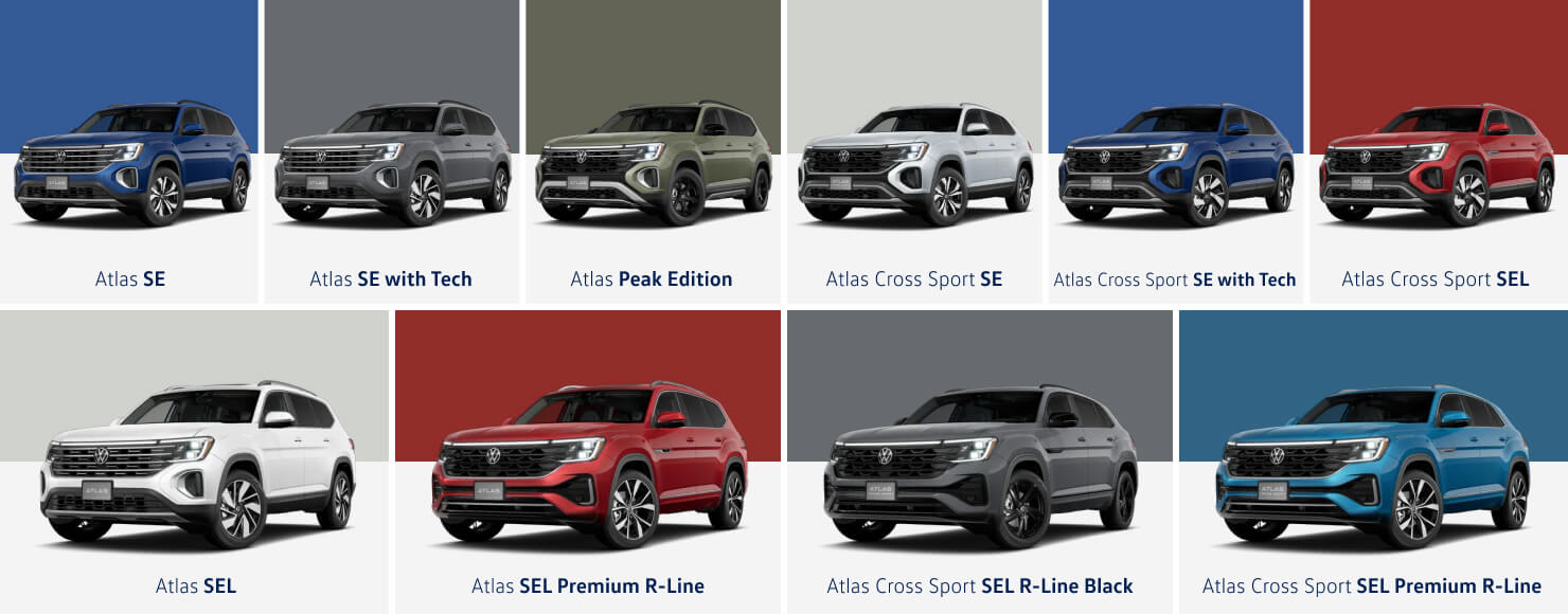 VW Atlas vs. VW Atlas Cross Sport Trims